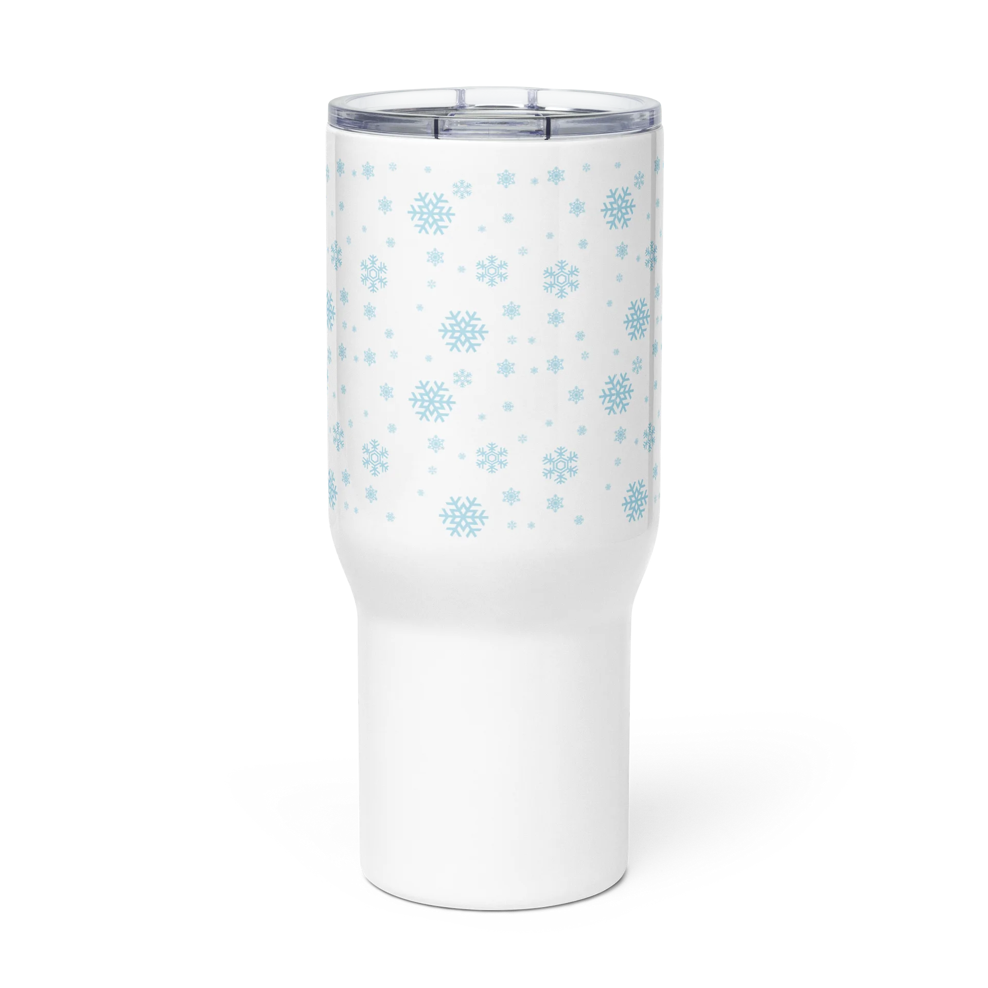 Snowflake Travel Mug with Handle product image (2)