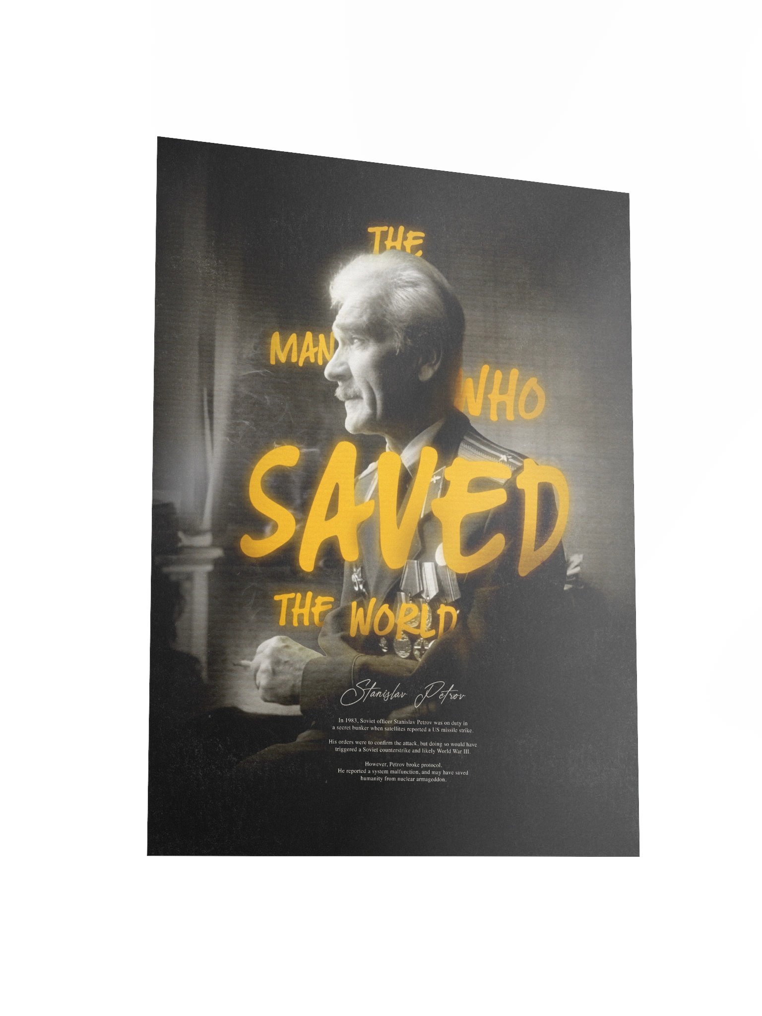 The Man Who Saved The World (Unframed Poster) product image (6)