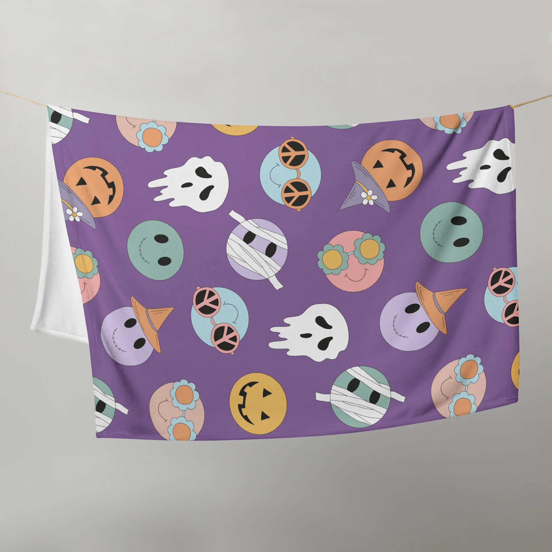 Halloween Smilies Blanket product image (5)