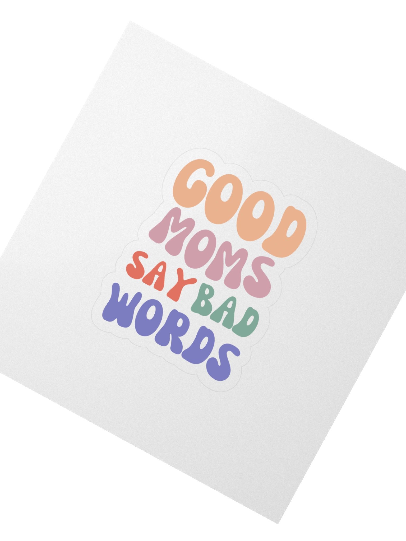 Cussin’ & Crushin’ It Cutout Sticker product image (2)