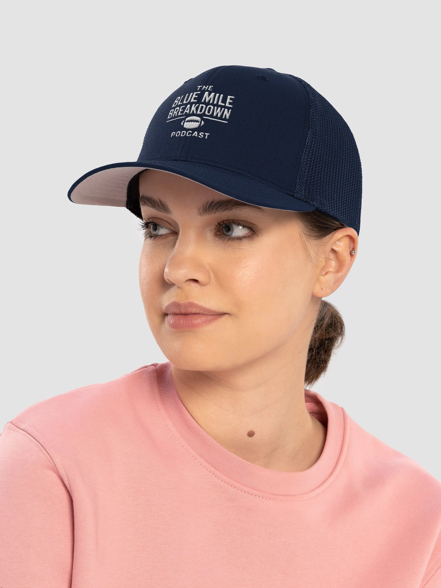 The Blue Mile Breakdown Flexfit trucker Hat product image (1)