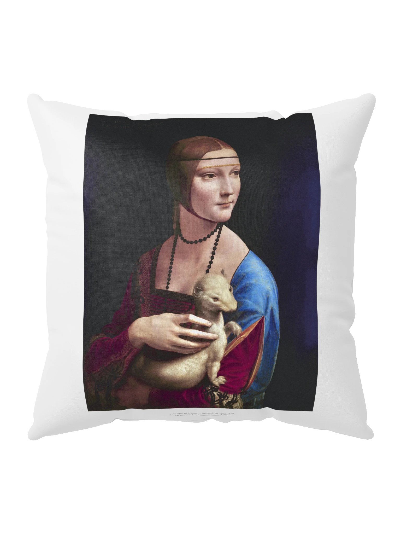 Lady with an Ermine — Pillow product image (5)