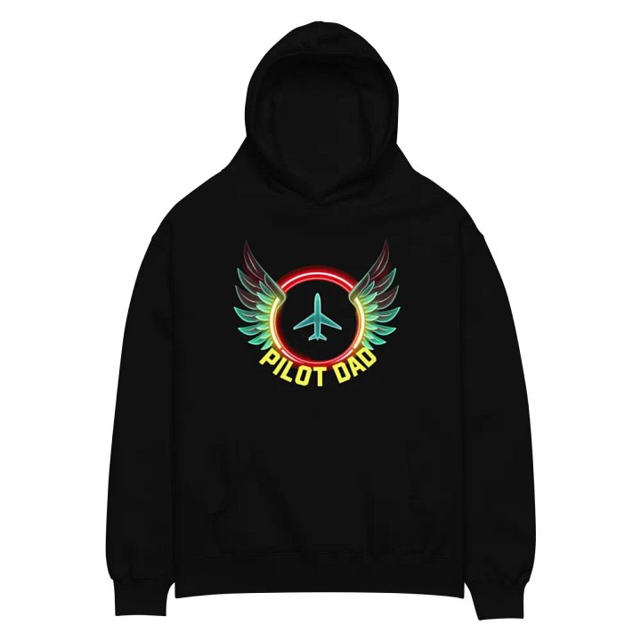 Skybound Pilot Dad Oversized Hoodie product image (2)