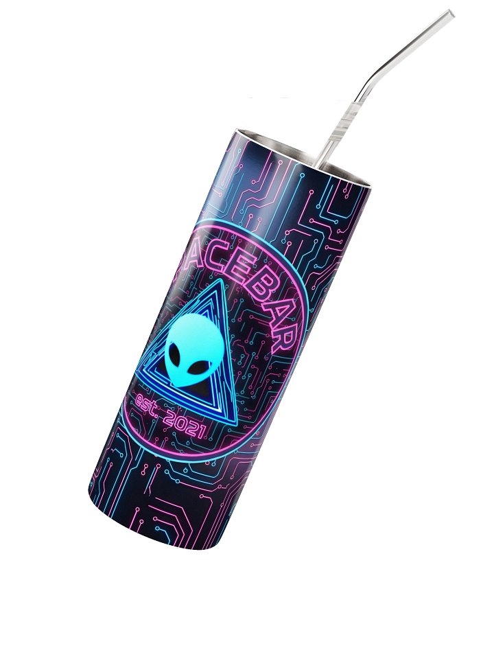 S P A C E B A R Neon Alien 20oz Tumbler product image (2)