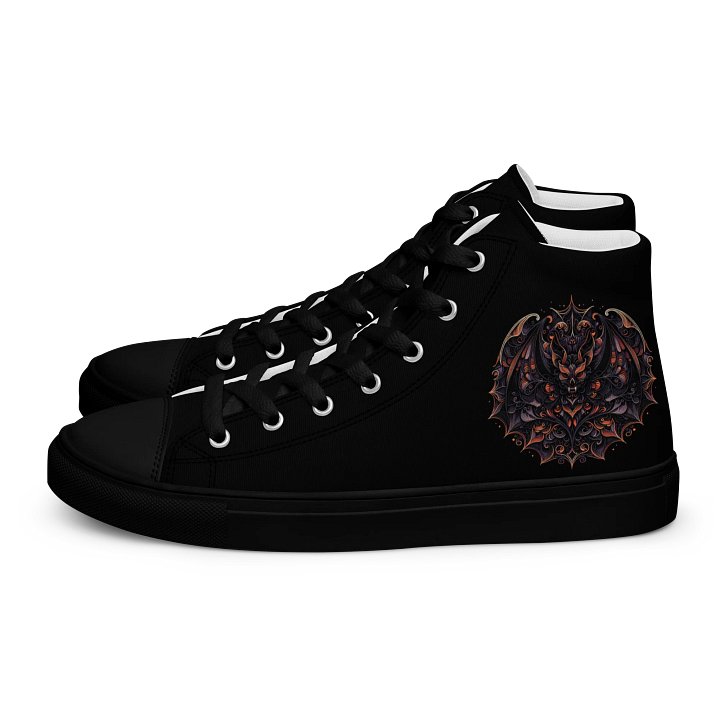 Gothic Bat Symmetry Men's High Tops product image (1)