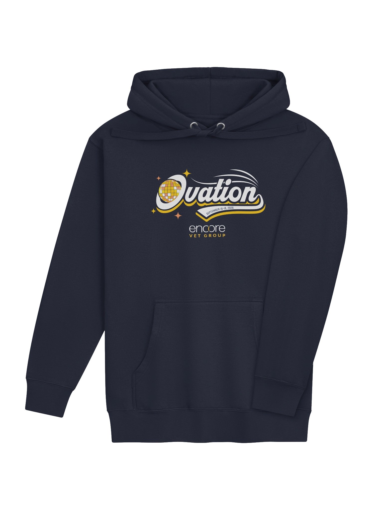 Ovation 2026 Hoodie - white logo product image (10)