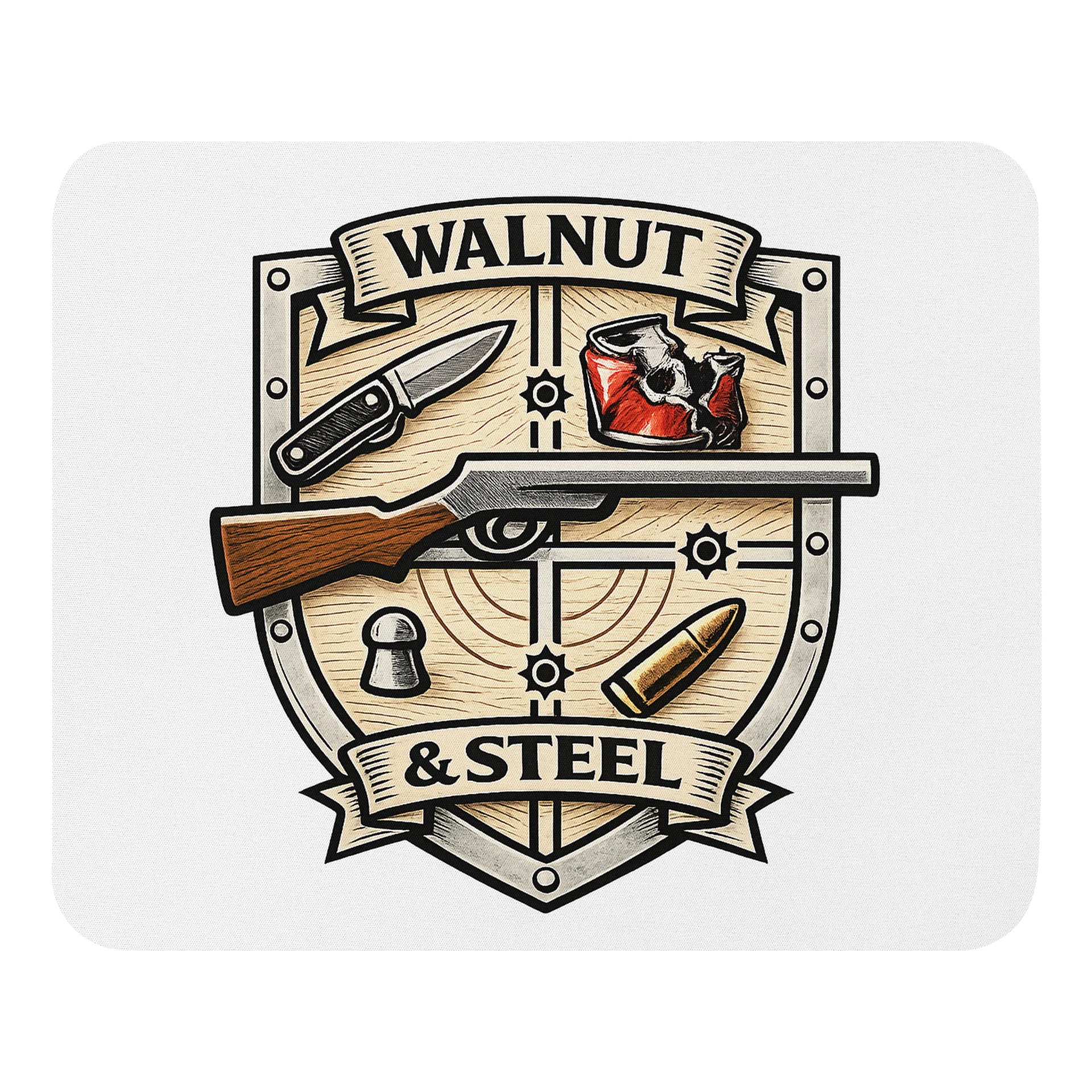 Mouse pad crest logo product image (1)