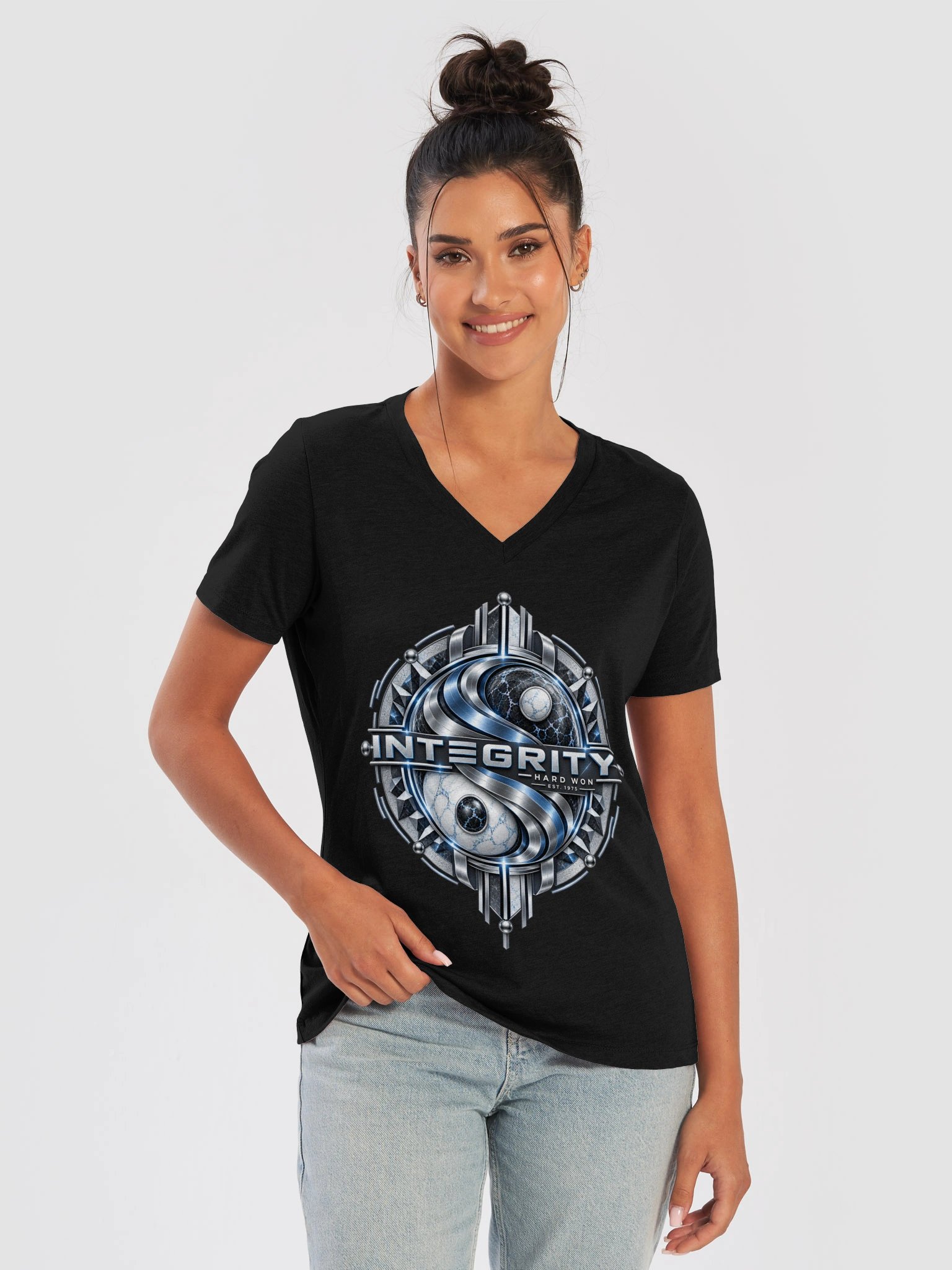 Hard Won: Inner Compass Womens V-Neck product image (57)