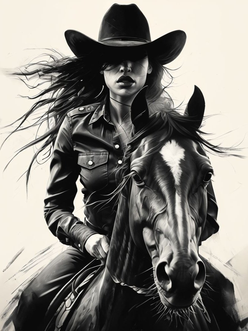 Wild West Gallop Framed Poster product image (1)
