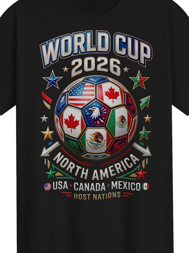 World Cup 2026 Host Nations Graphic Tee product image (2)