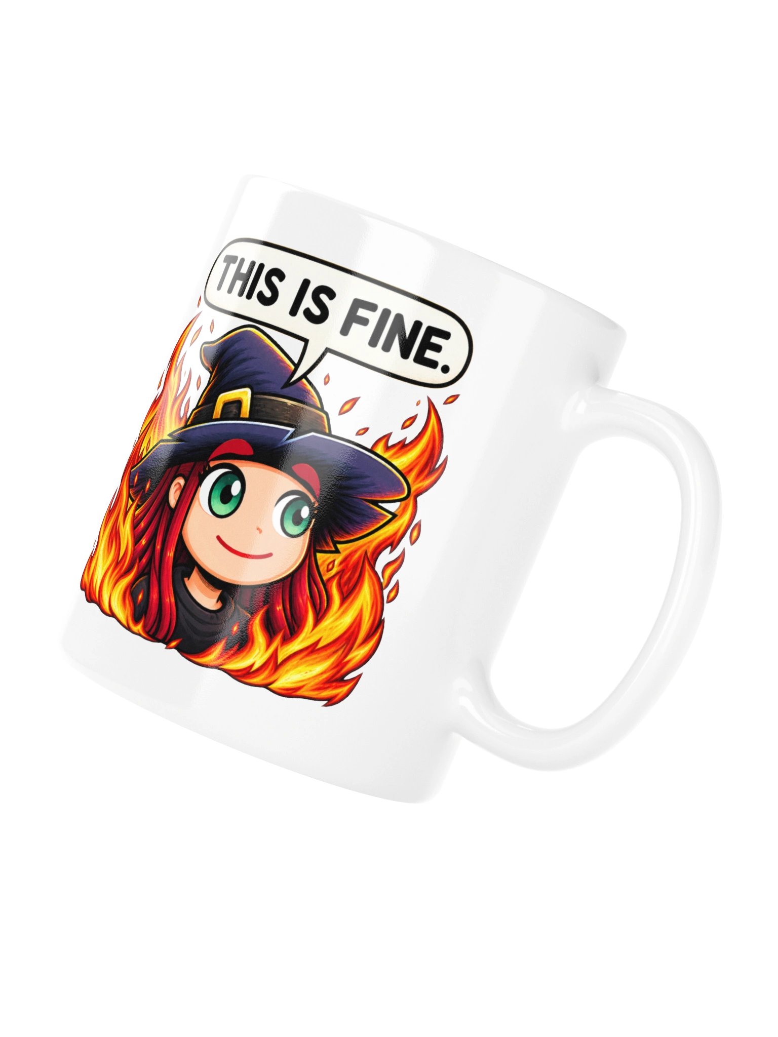 This Is Fine Mug L/R Handed product image (10)