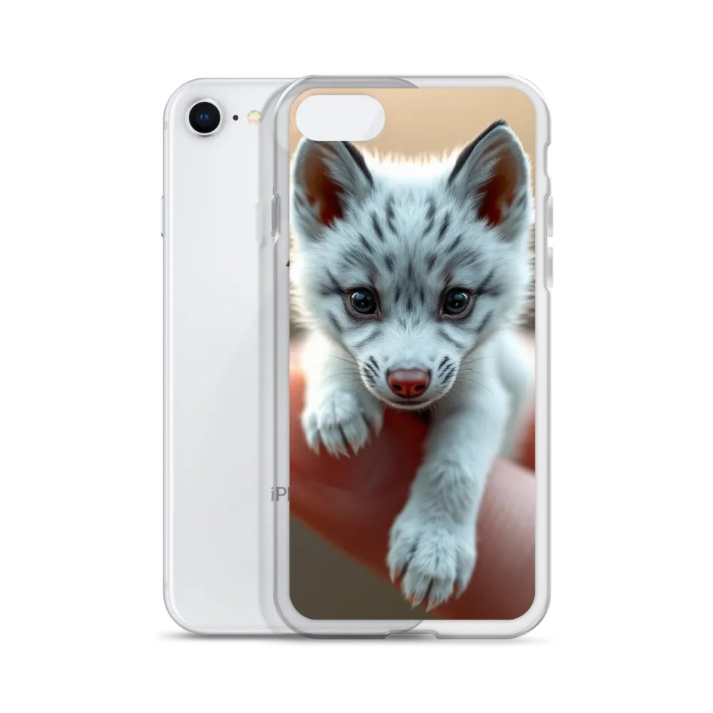 Tiny Wolf on a Finger Clear iPhone® Case product image (51)