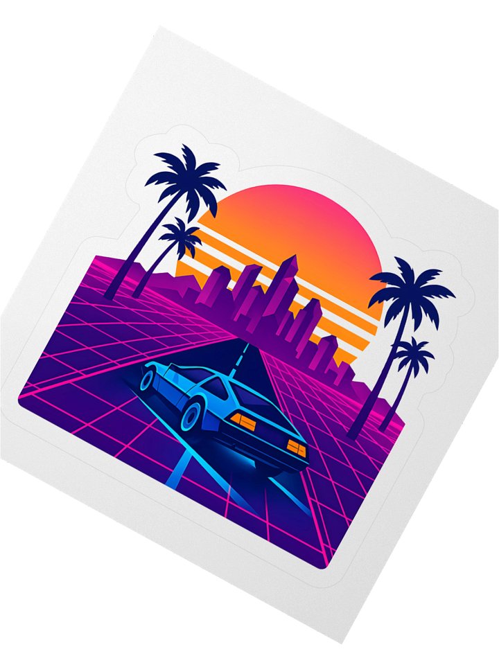 Sunset Drive Vinyl Stickers product image (2)