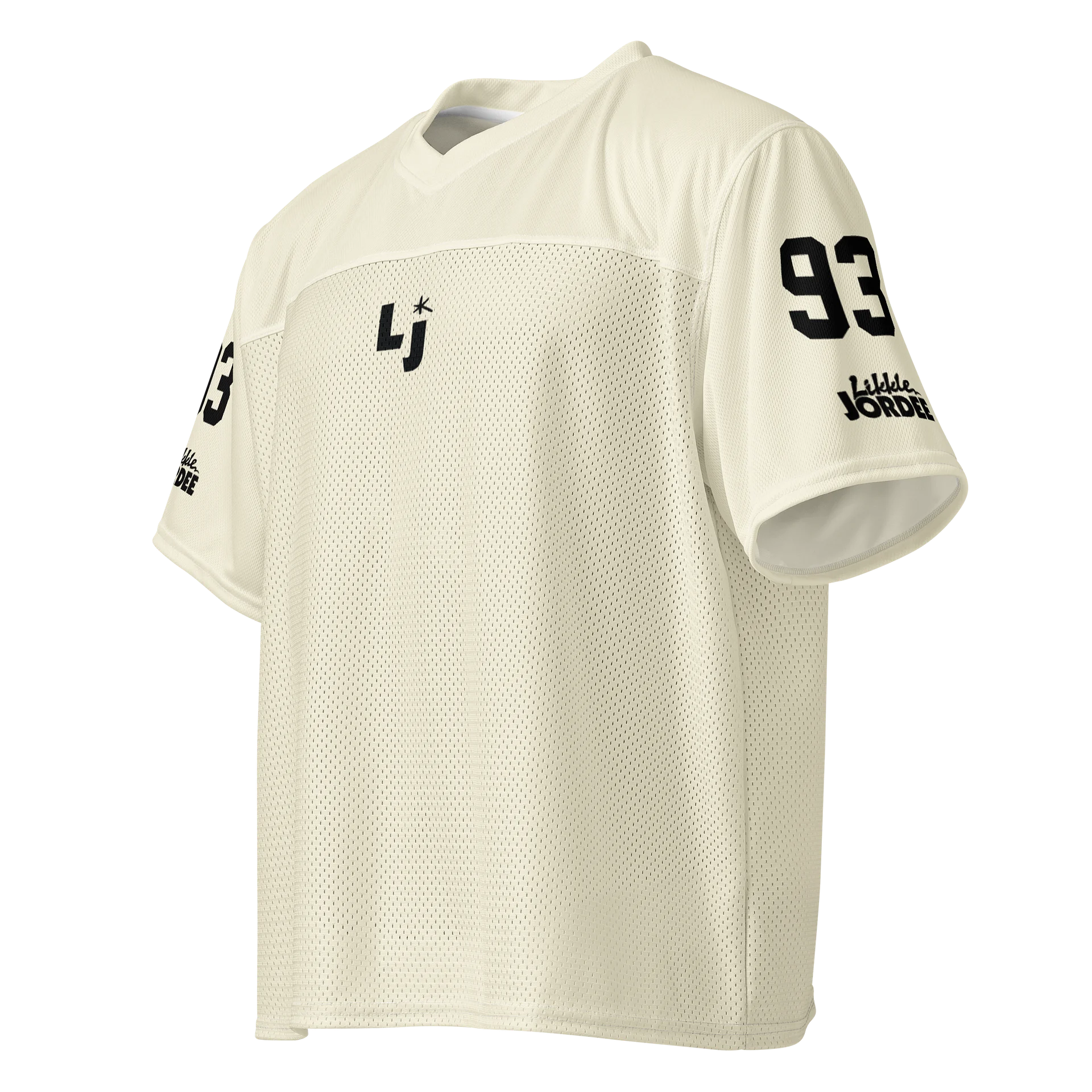 "likkle but TALLAWAH" Boxy Football Jersey product image (3)