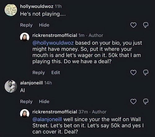 Two for one special! 100k is on the line! Do you think they will take the bet? 😂 If I win, that’ll pay for a new album and to...