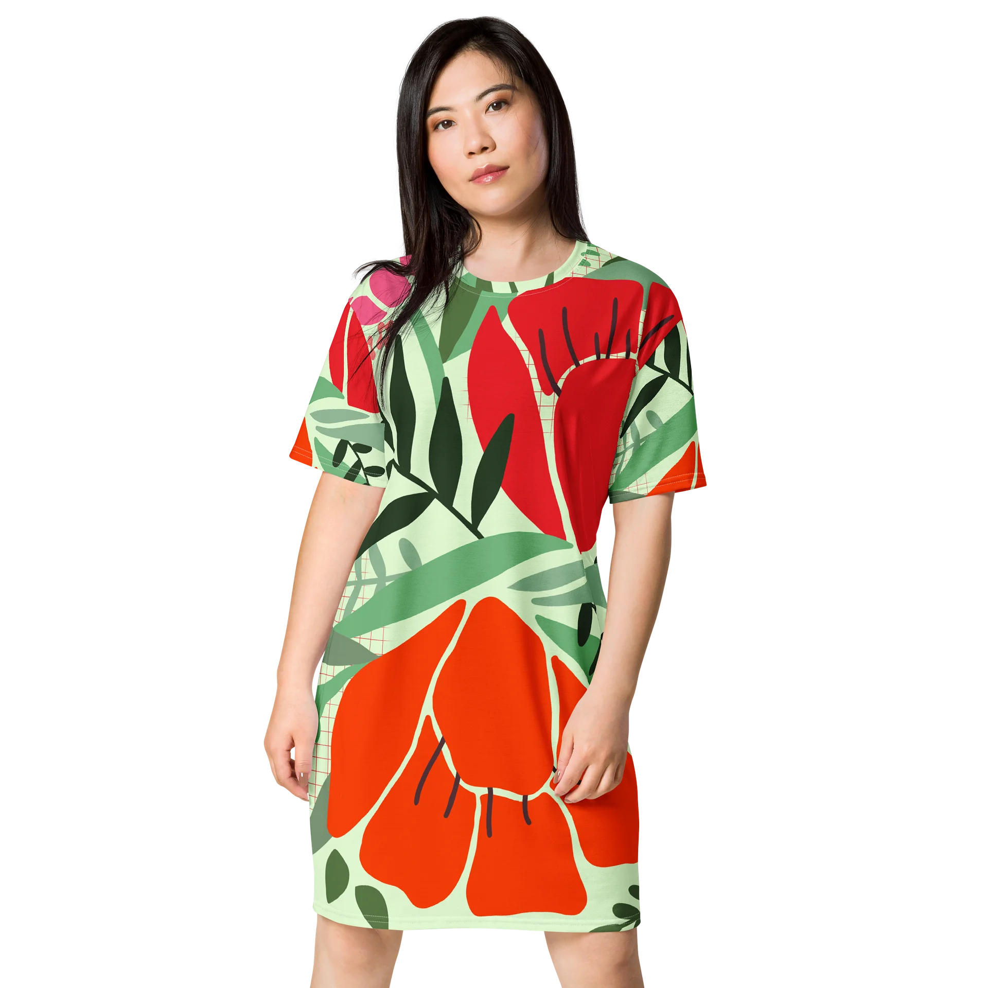 Tropical Muse T-Shirt Dress product image (3)