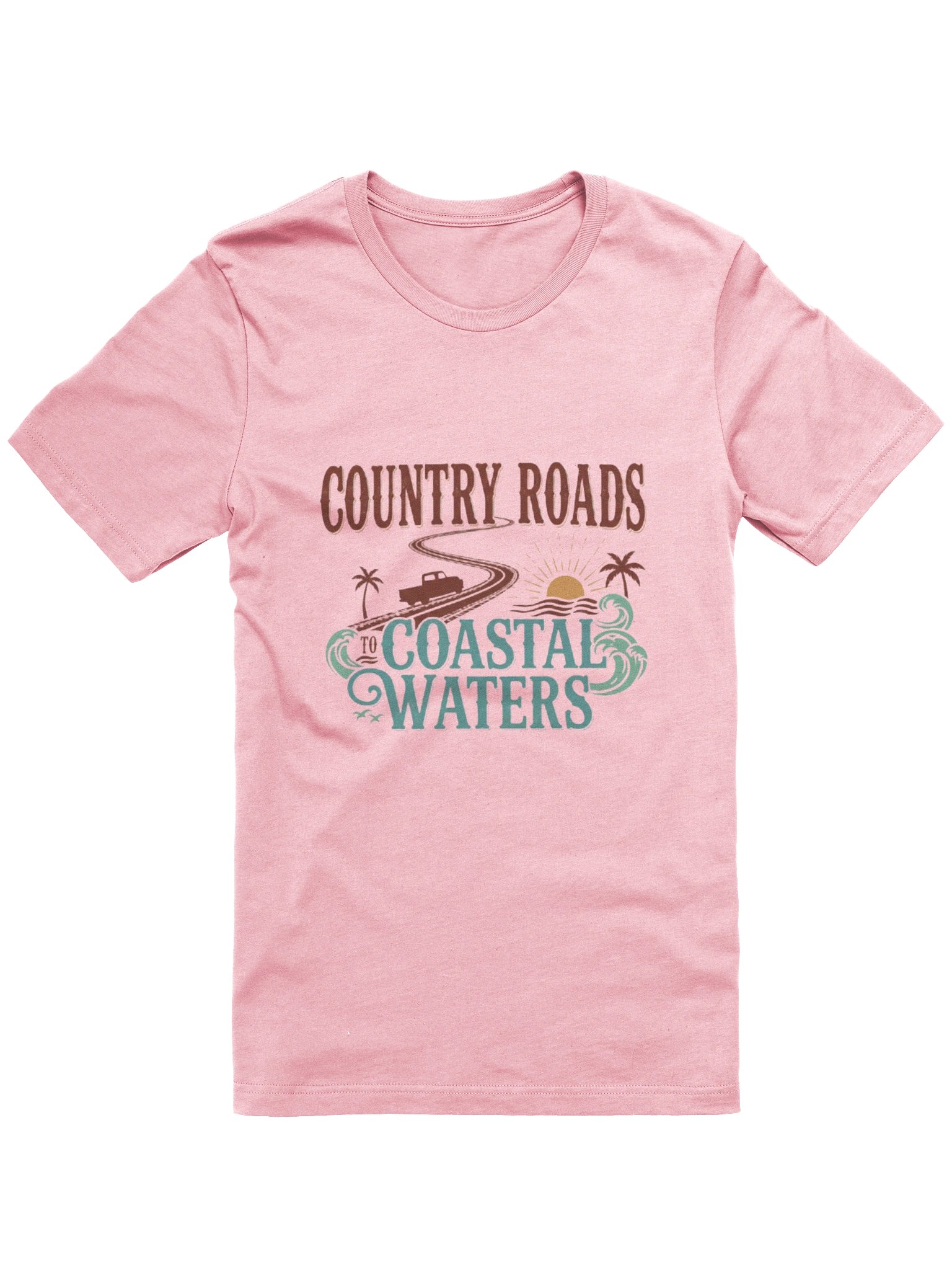 Country Roads To Coastal Waters Unisex T-Shirt product image (8)