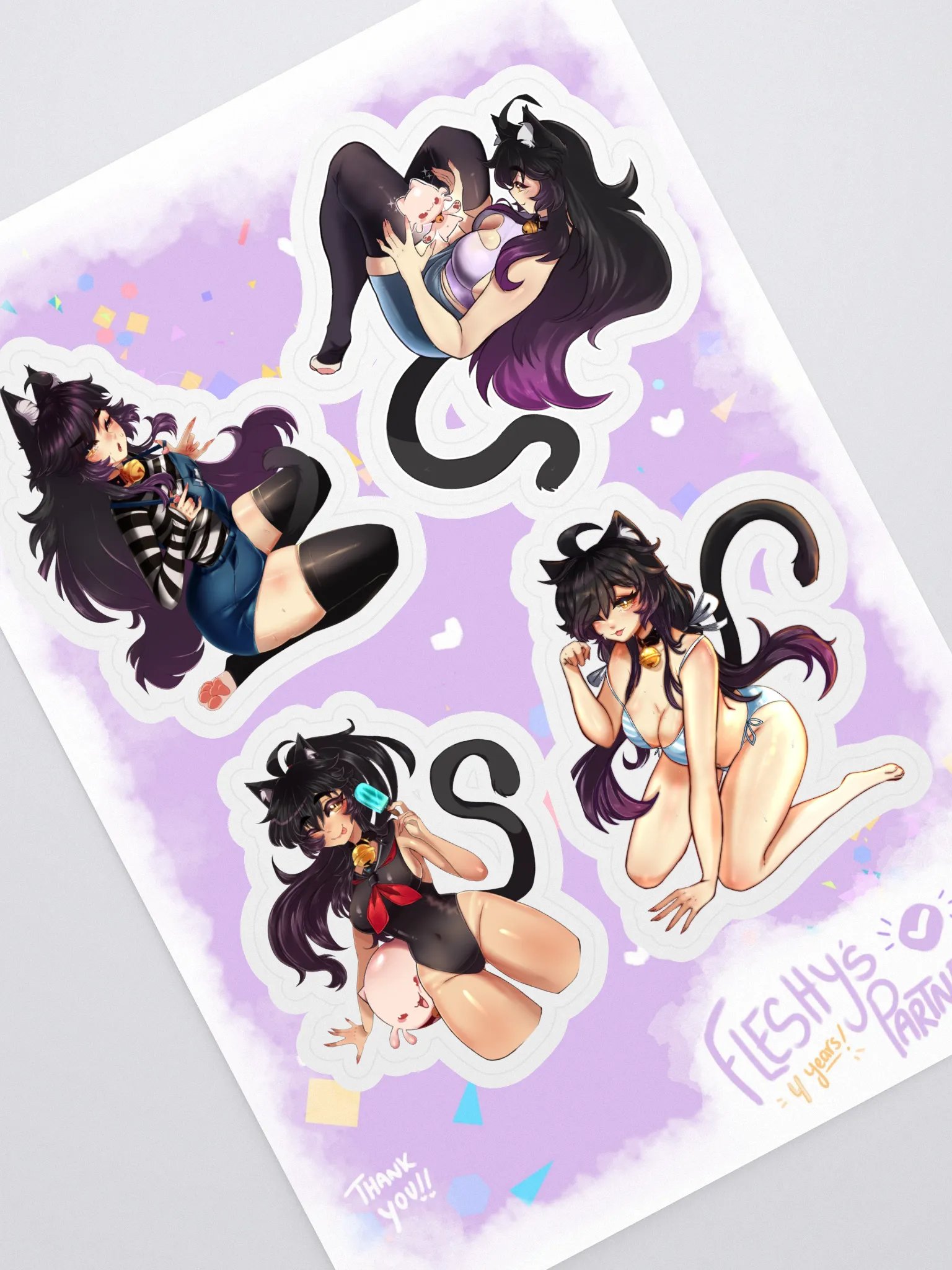 FLESHY STICKER SHEET product image (1)