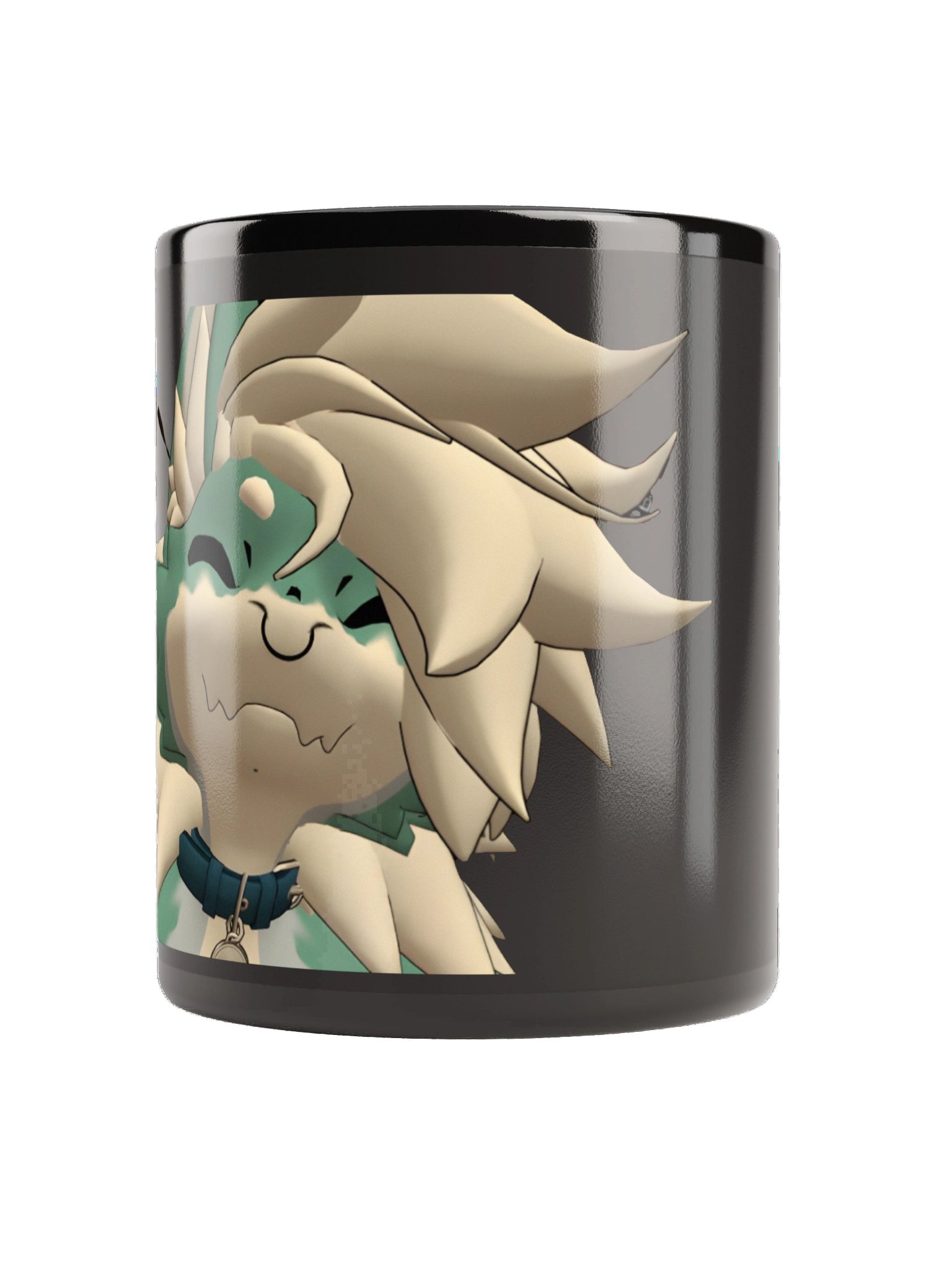 Teal Fox Mug with Cream Mane product image (3)