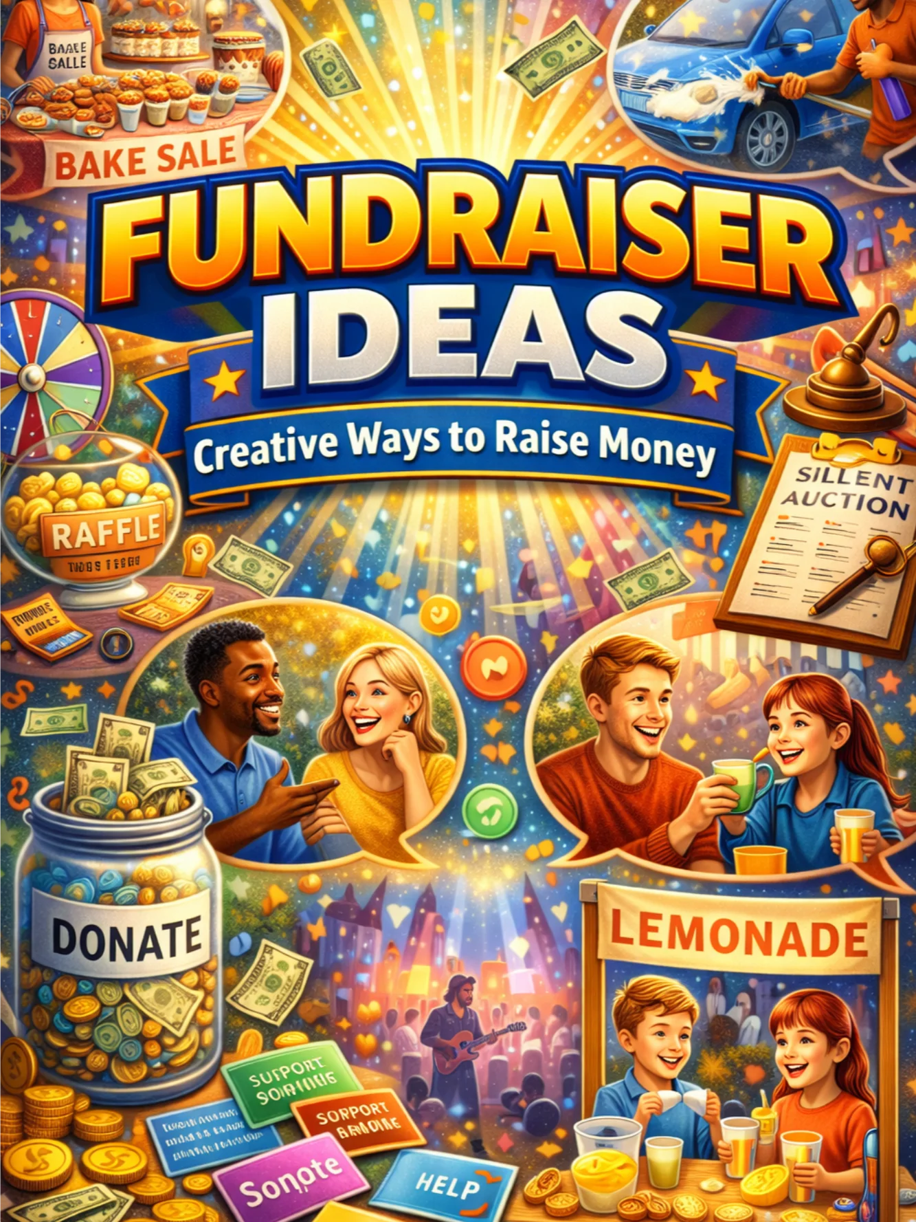Top 50 Fundraising Ideas For Nonprofits, Schools, and Community Organizations product image (1)