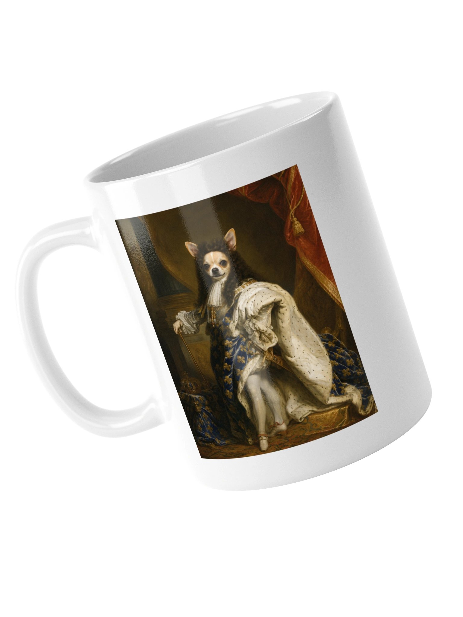 Chihuahua Portrait of Louis XIV Mug product image (5)
