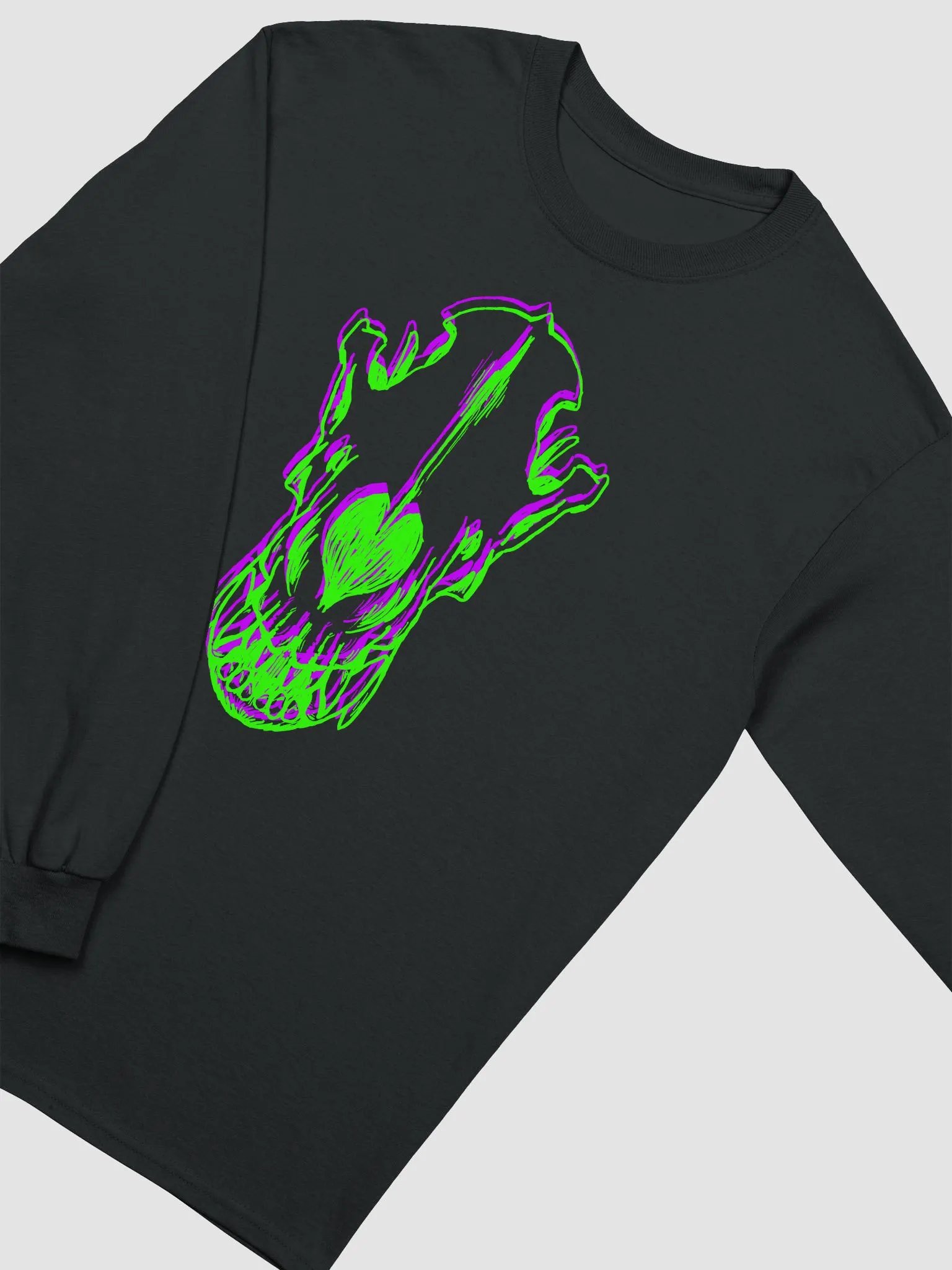 NEON Wolfskull Sweatshirt product image (3)