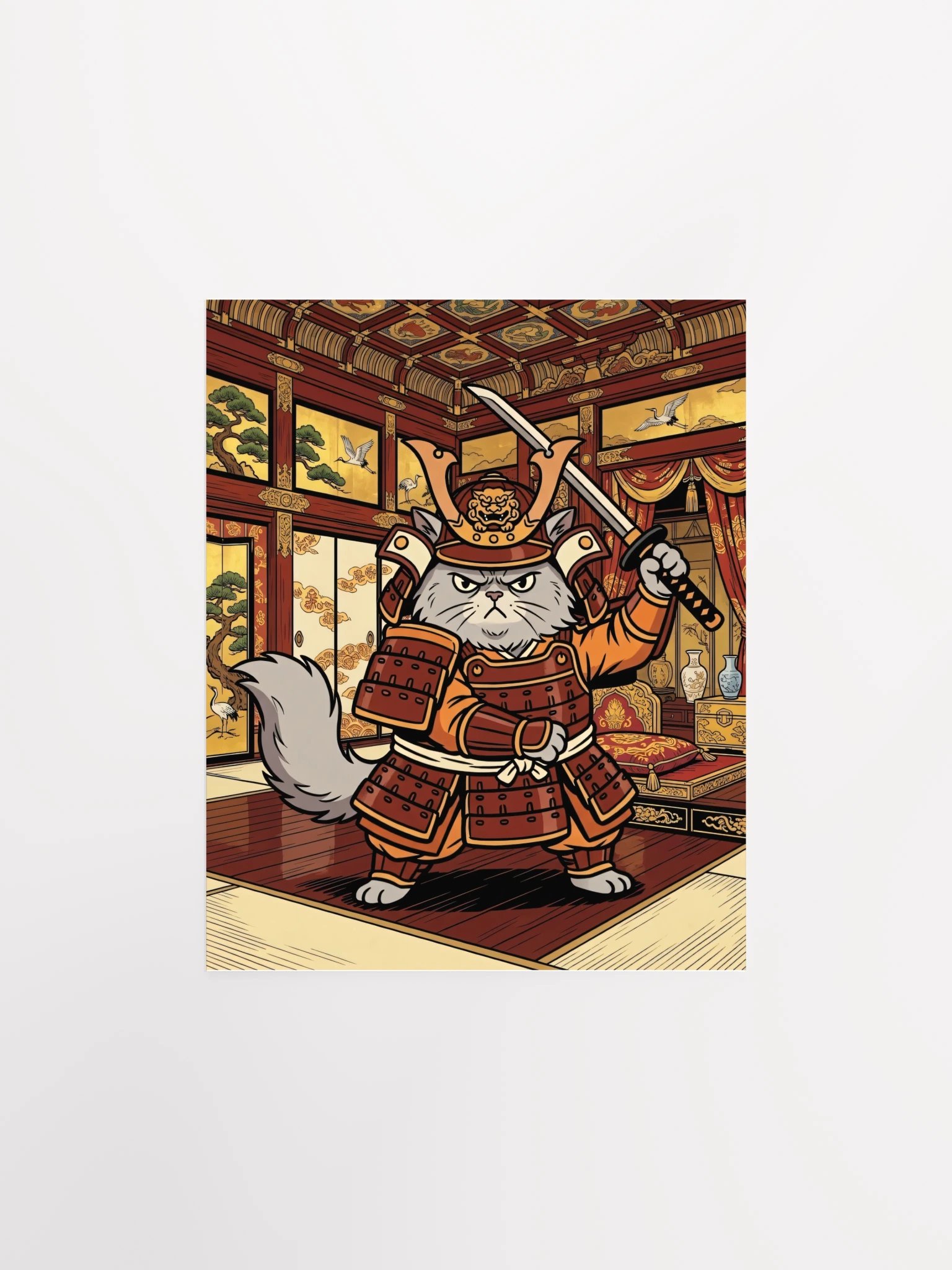 Shogun Cat Poster product image (25)