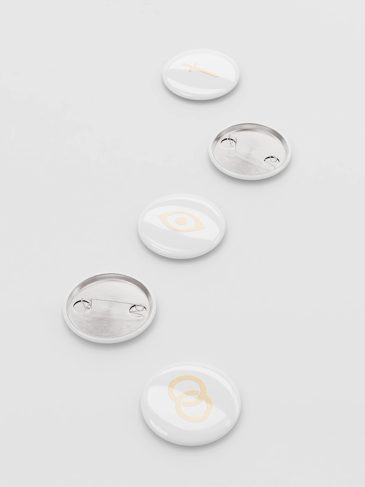 Five Houses Pin Button Set product image (7)