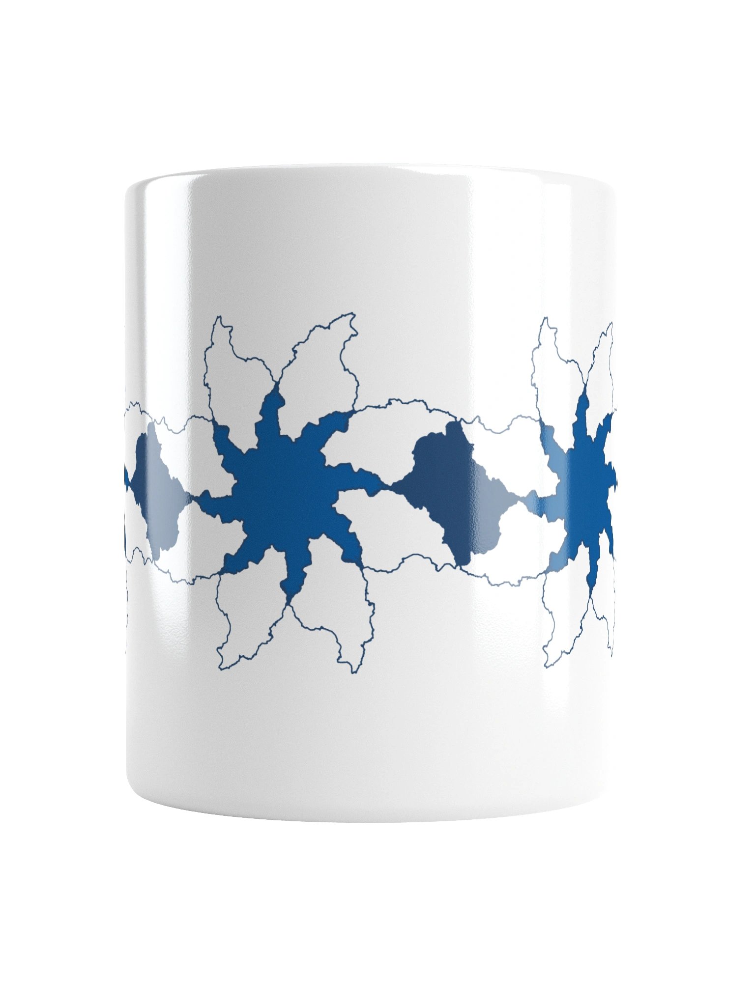 Where Iran Blooms Mug — Blue & White product image (2)