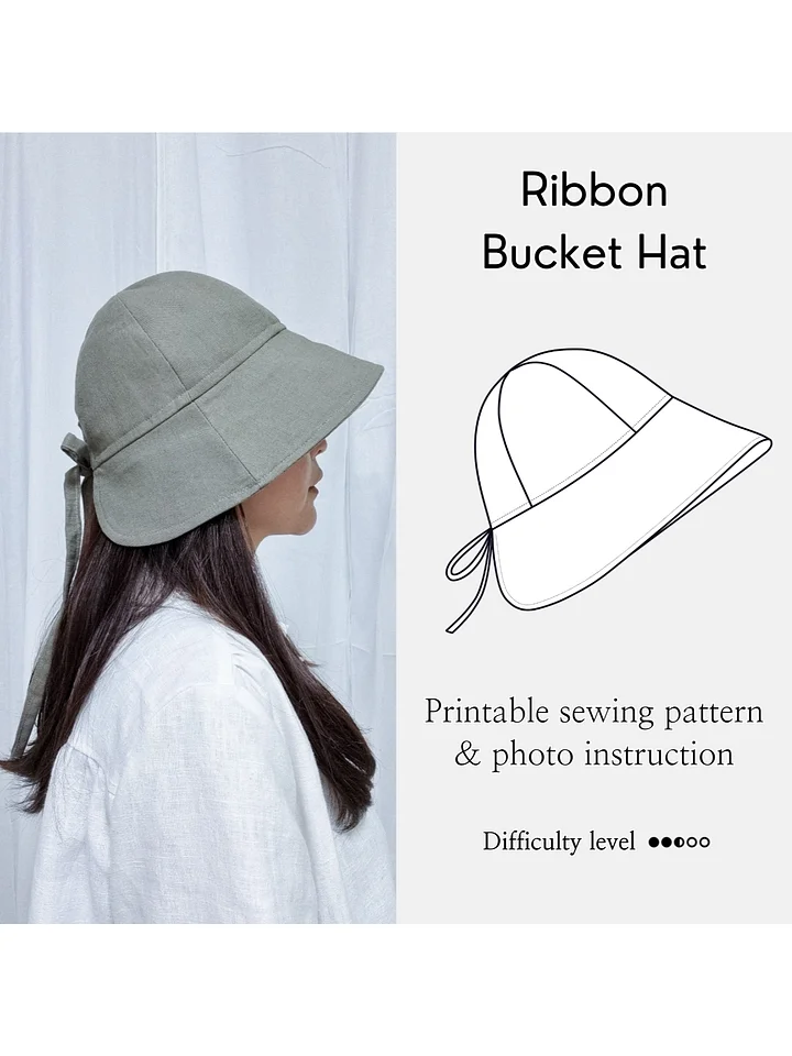 [PDF] Hat making DIY full size download print PDF file product image (1)