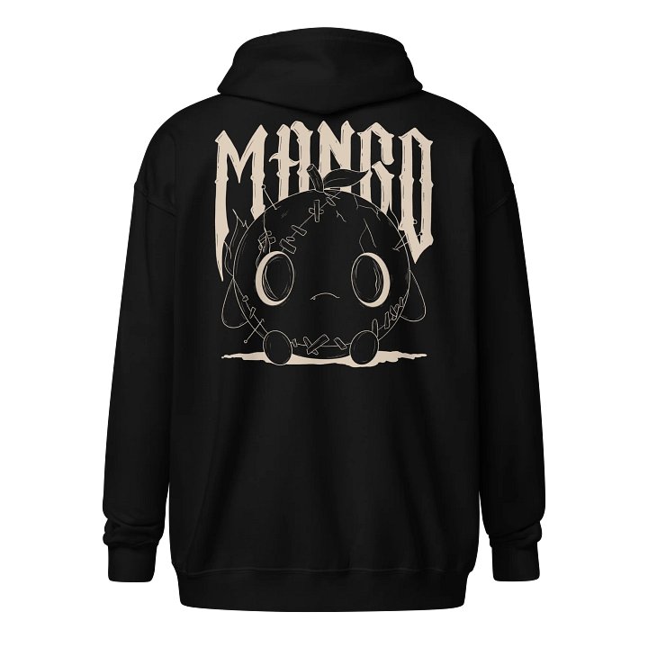 Creepy Mango Back Print in Cream - Zip Up Hoodie product image (2)
