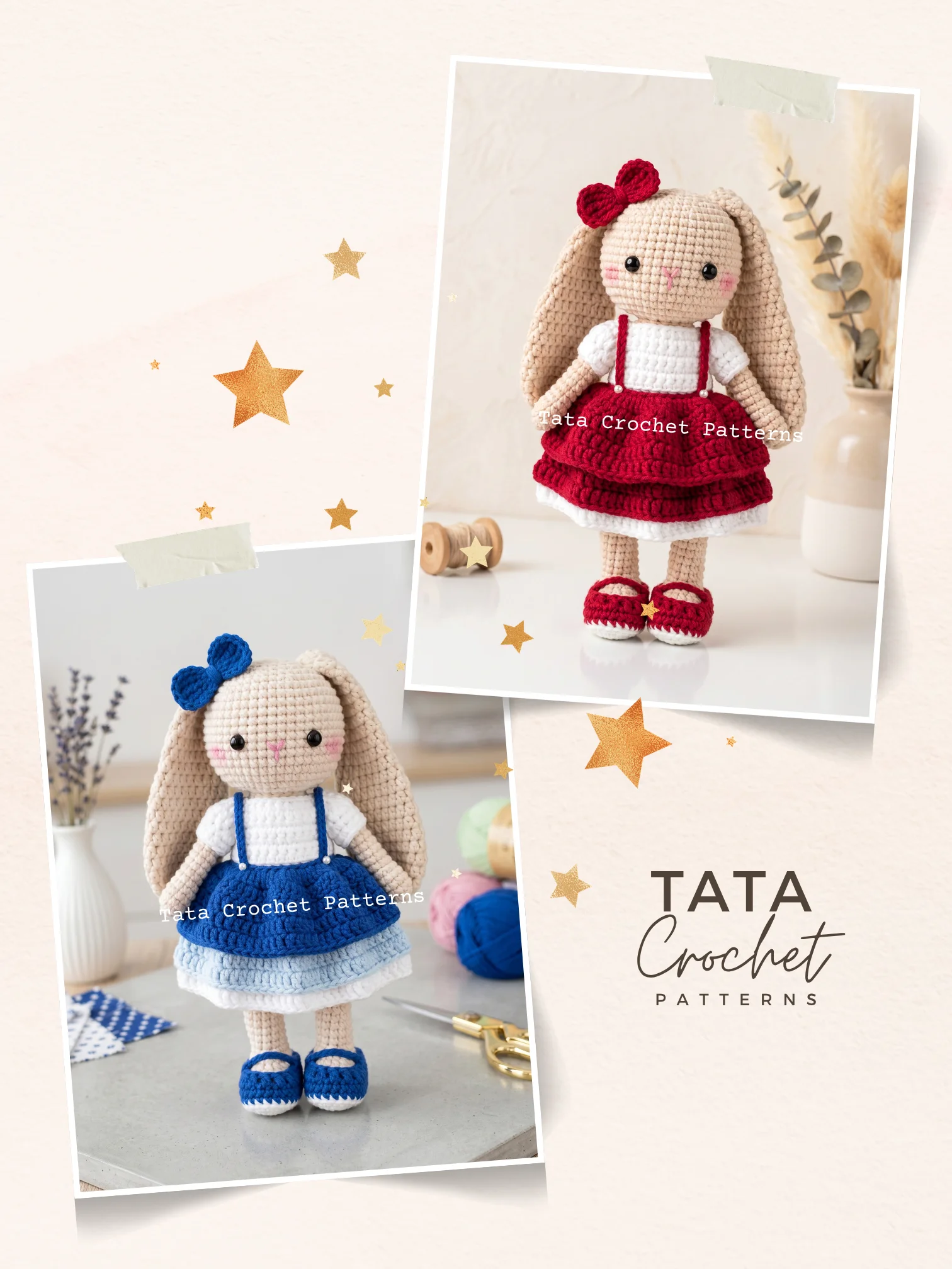 Bella the Sweet Bunny – Amigurumi Crochet Pattern | Digital Download PDF product image (5)