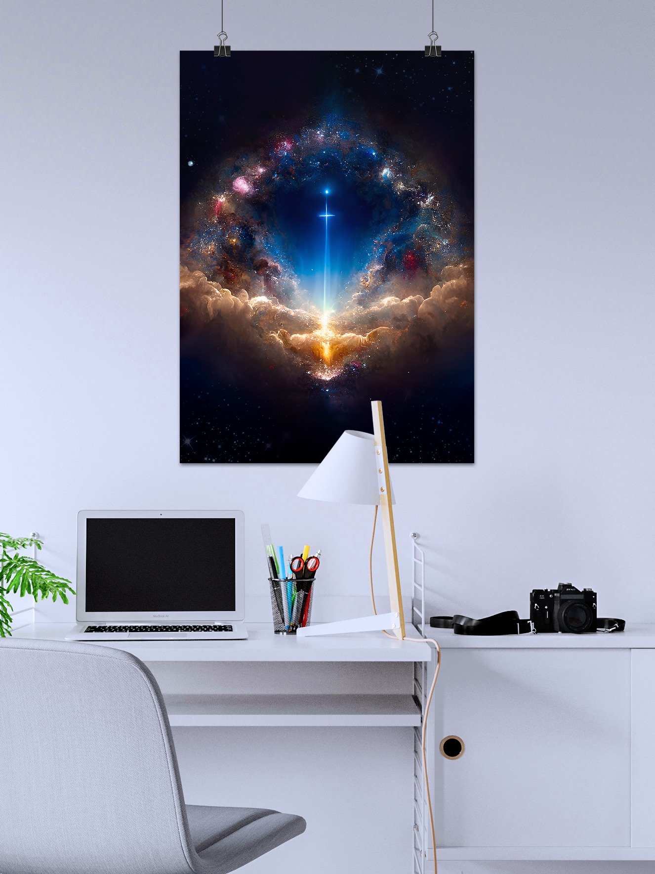 Heaven's Gate #1.2 — vibrant space poster, ethereal yoga print, abstract art, spiritual wall decor, aura poster, astrology poster, astronomy poster product image (2)