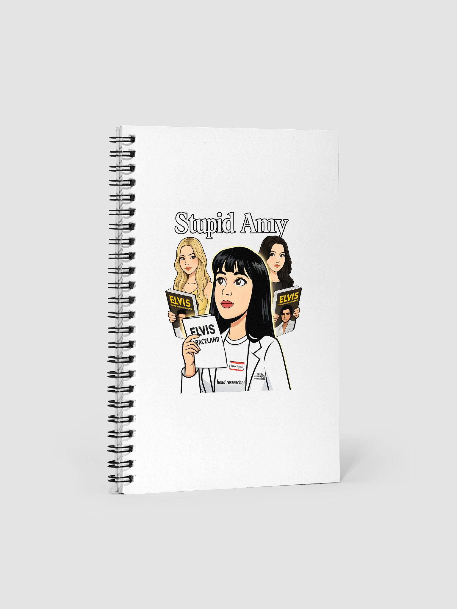 Stupid Amy Elvis Research Notebook product image (1)