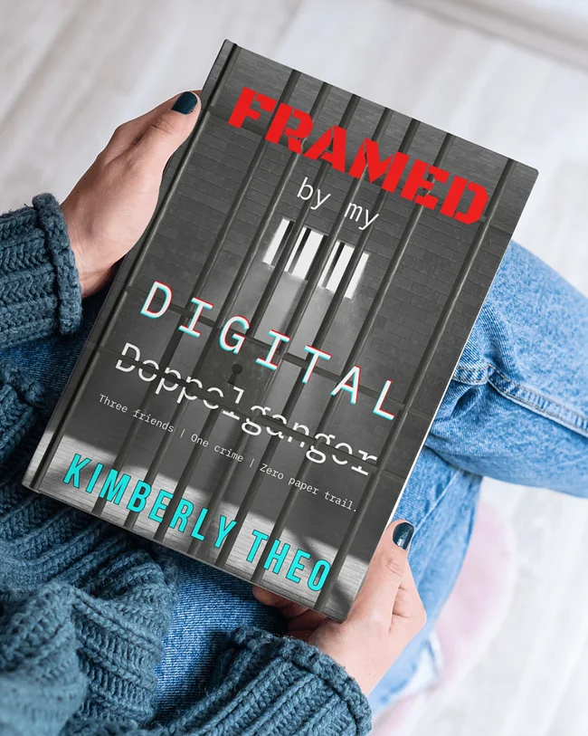 Framed by my Digital Doppelganger by Kimberly Theo