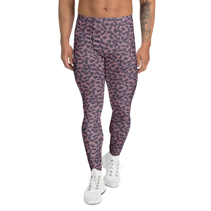 Vintage Abstract Brush Strokes Men's Leggings product image (1)