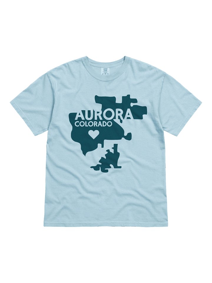 Aurora Map T-shirt (Dark Blue) product image (5)