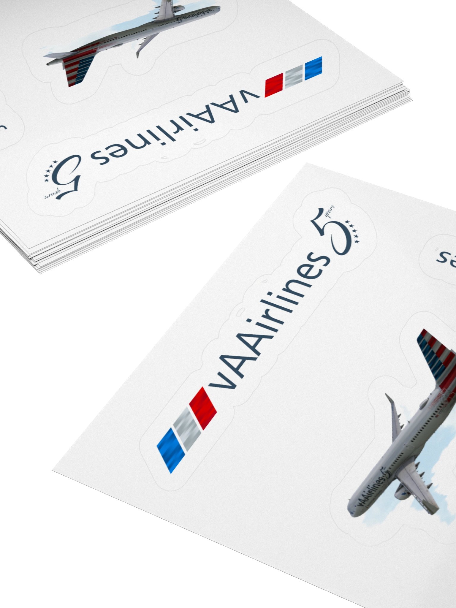 A321 5 Year Watercolor Sticker Set product image (12)