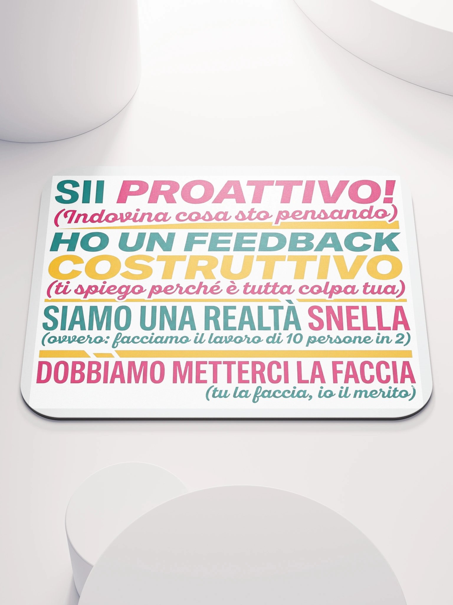 🖱️ Mouse Pad "Corporate Drama Edition" – Job Jungle Survival Kit product image (1)