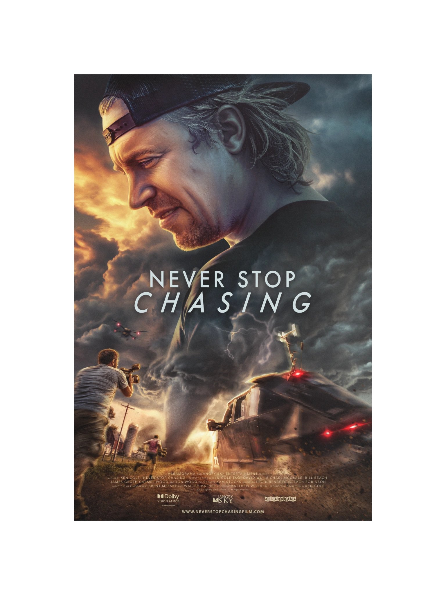 Official "Never Stop Chasing" Movie Poster (Limited Theatrical Edition) product image (4)