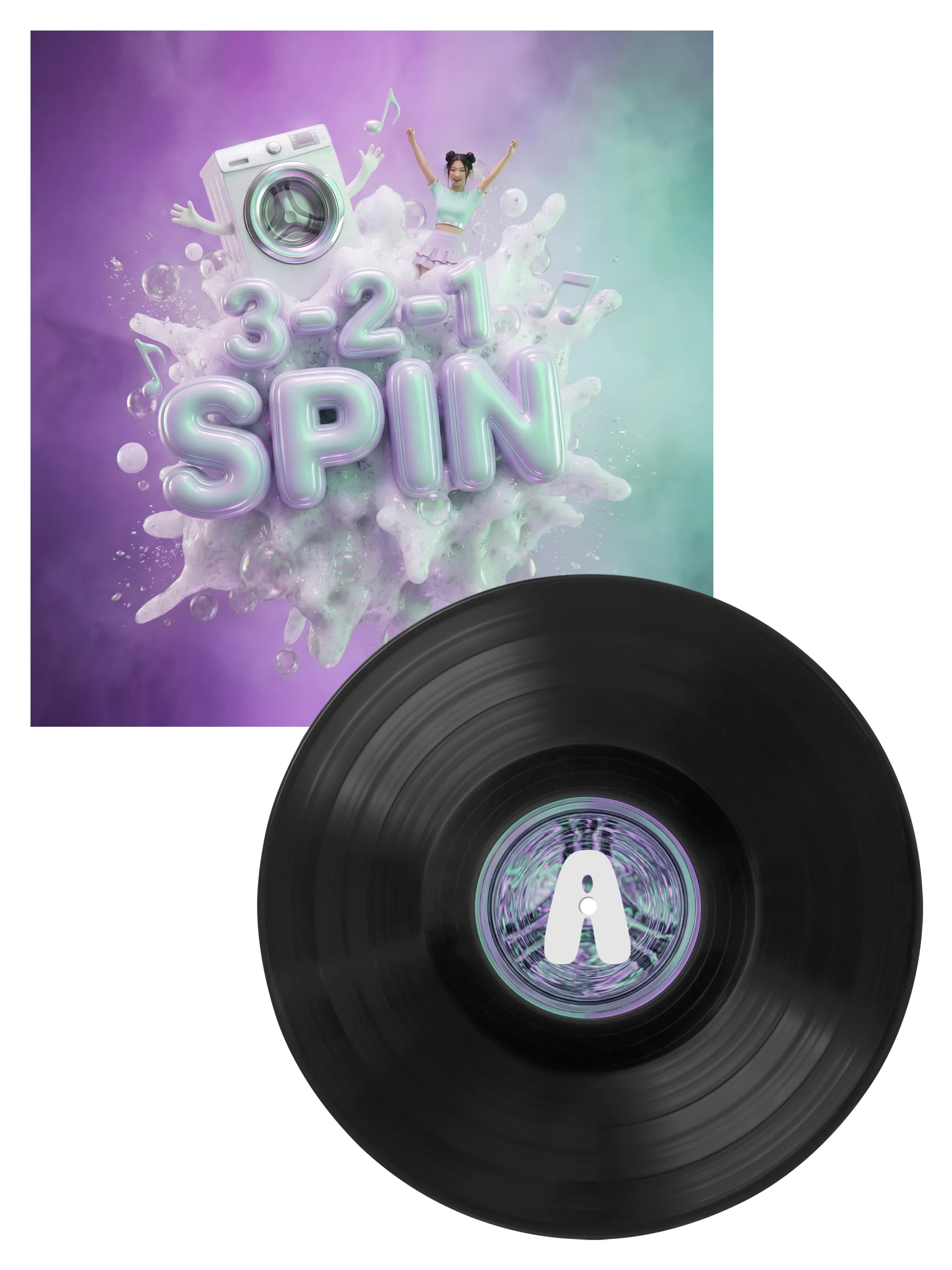 3-2-1 SPIN (EP) - 12" Vinyl LP product image (1)
