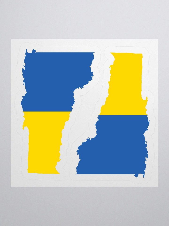 Vermont for Ukraine Stickers product image (1)