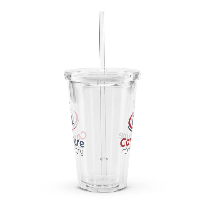 CareCure Plastic Cup with Straw product image (1)