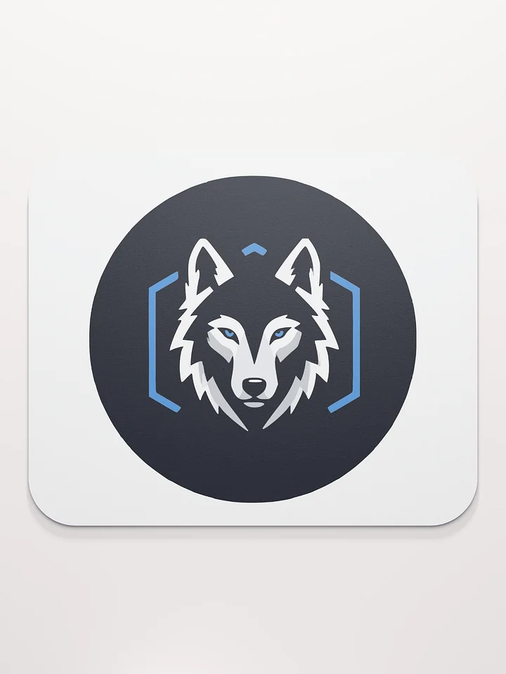 Blue-Eyed Wolf Logo Mouse Pad product image (2)