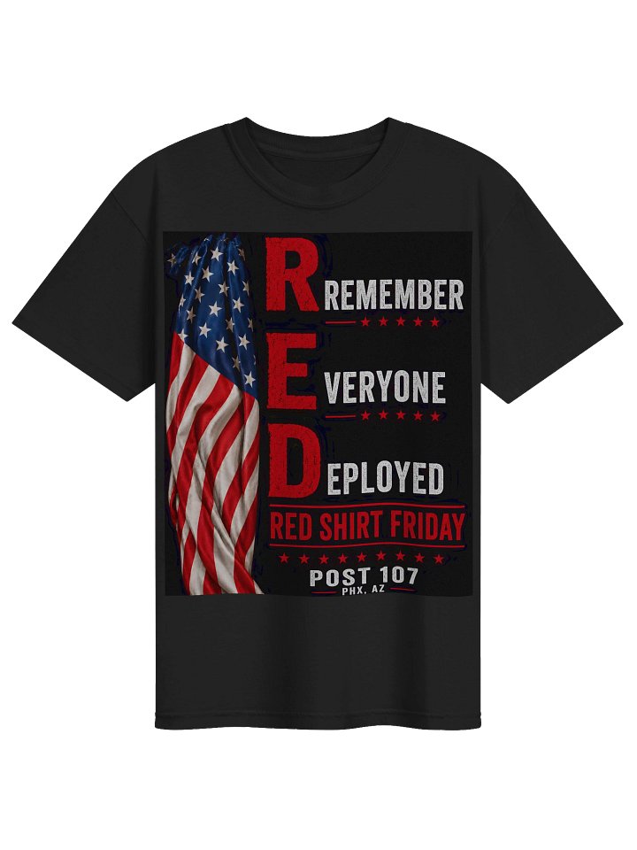 Red Shirt Friday Remember Everyone Deployed Tee product image (1)