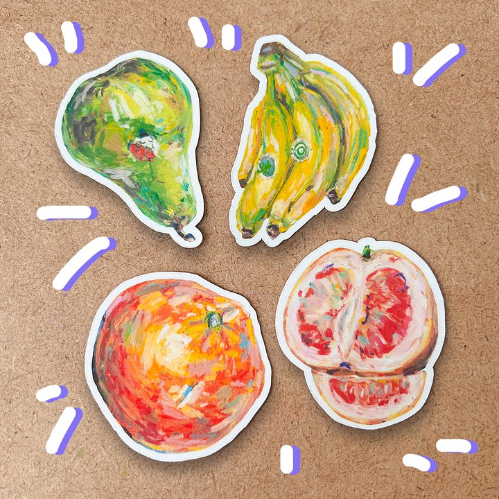 Stickers set Fruits product image (1)