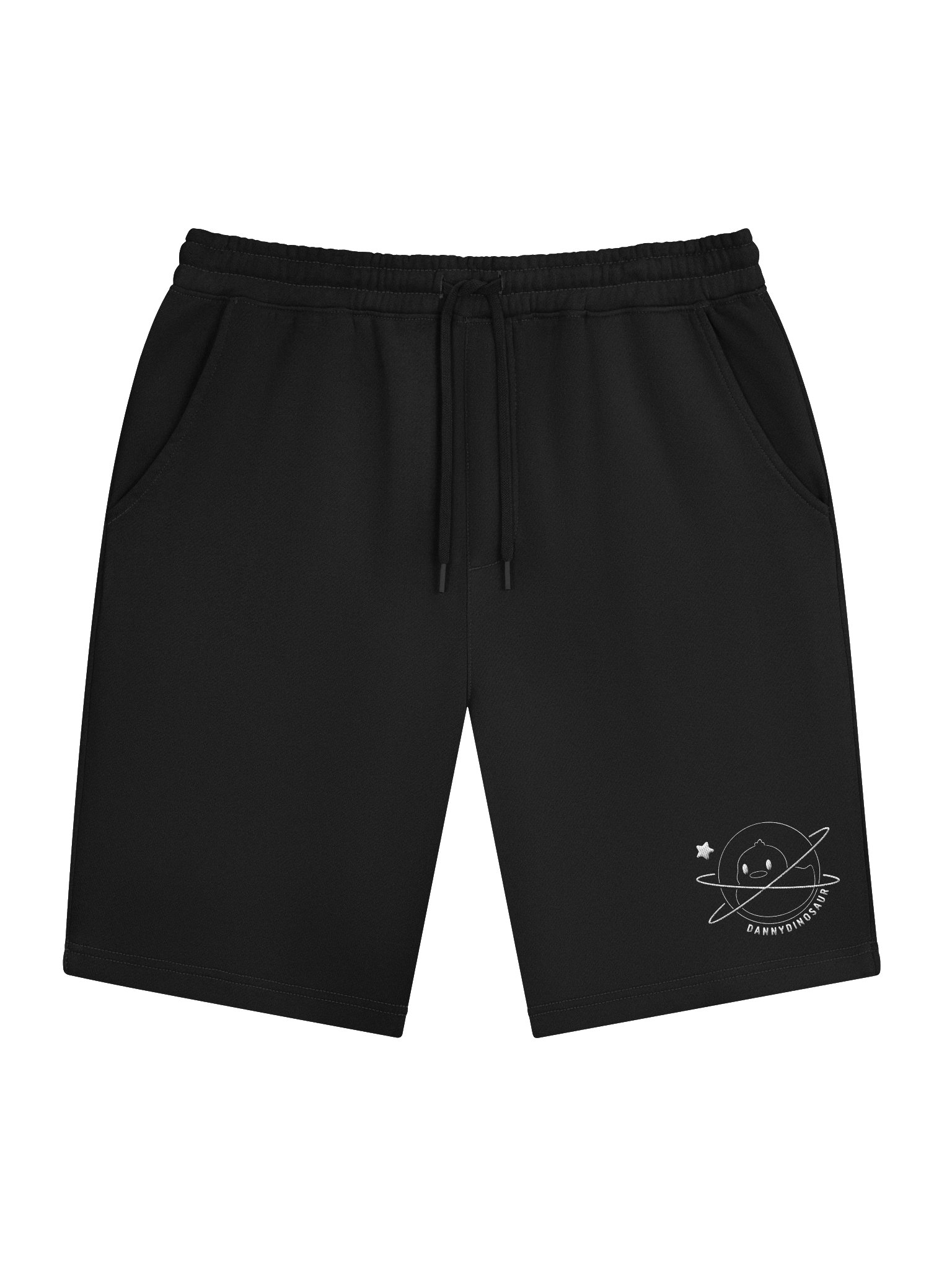 Space Duck Fleece Shorts (Black) product image (1)