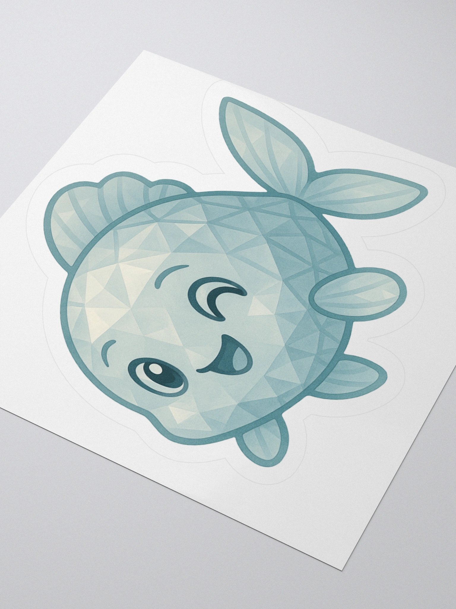 Diamond (April) Fish Sticker product image (5)