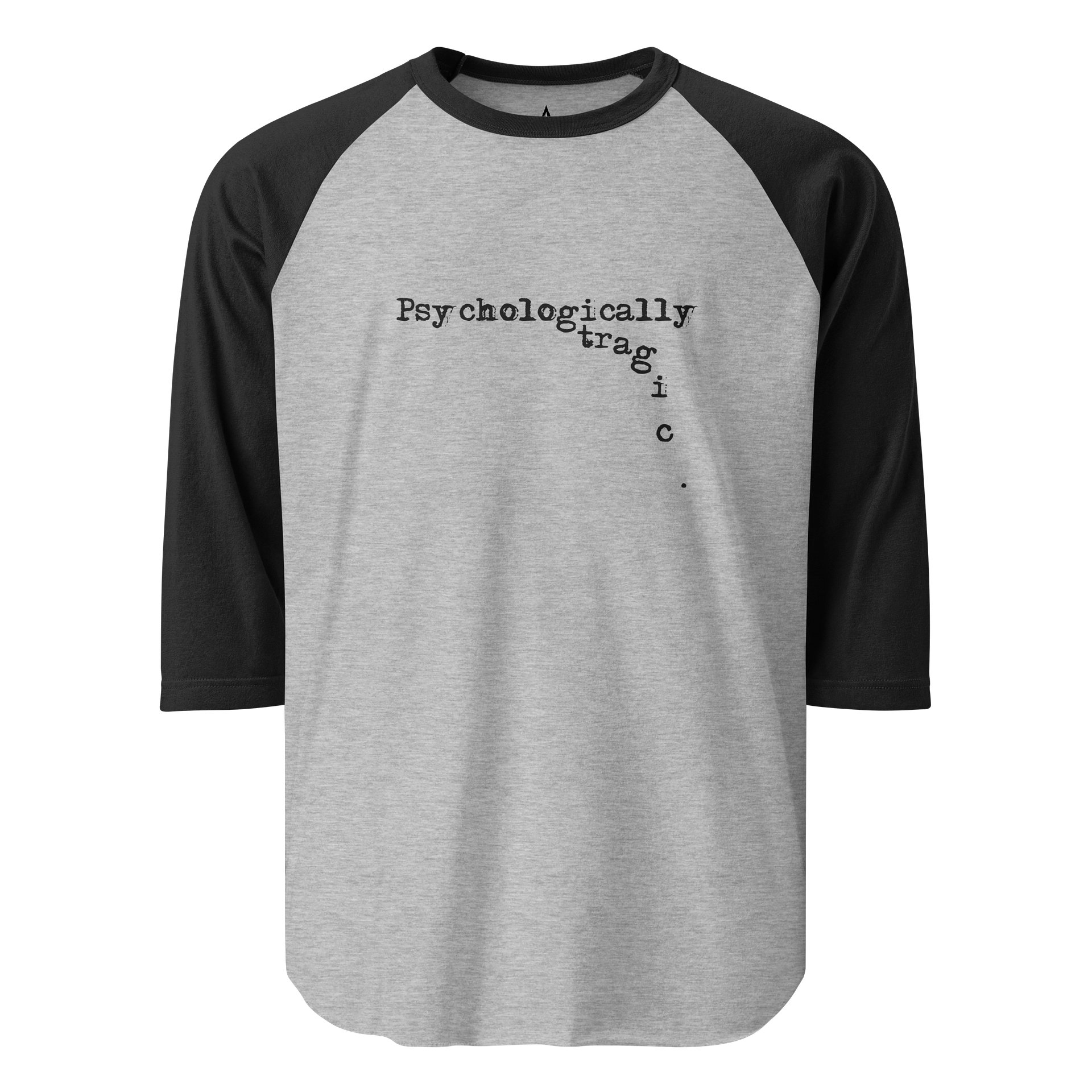 RAGLAN T-SHIRT - PSYCHOLOGICALLY TRAGIC product image (2)