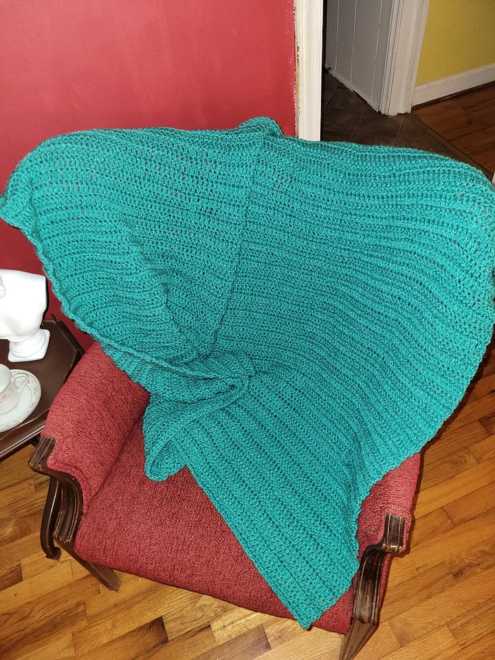 Teal Afghan product image (2)